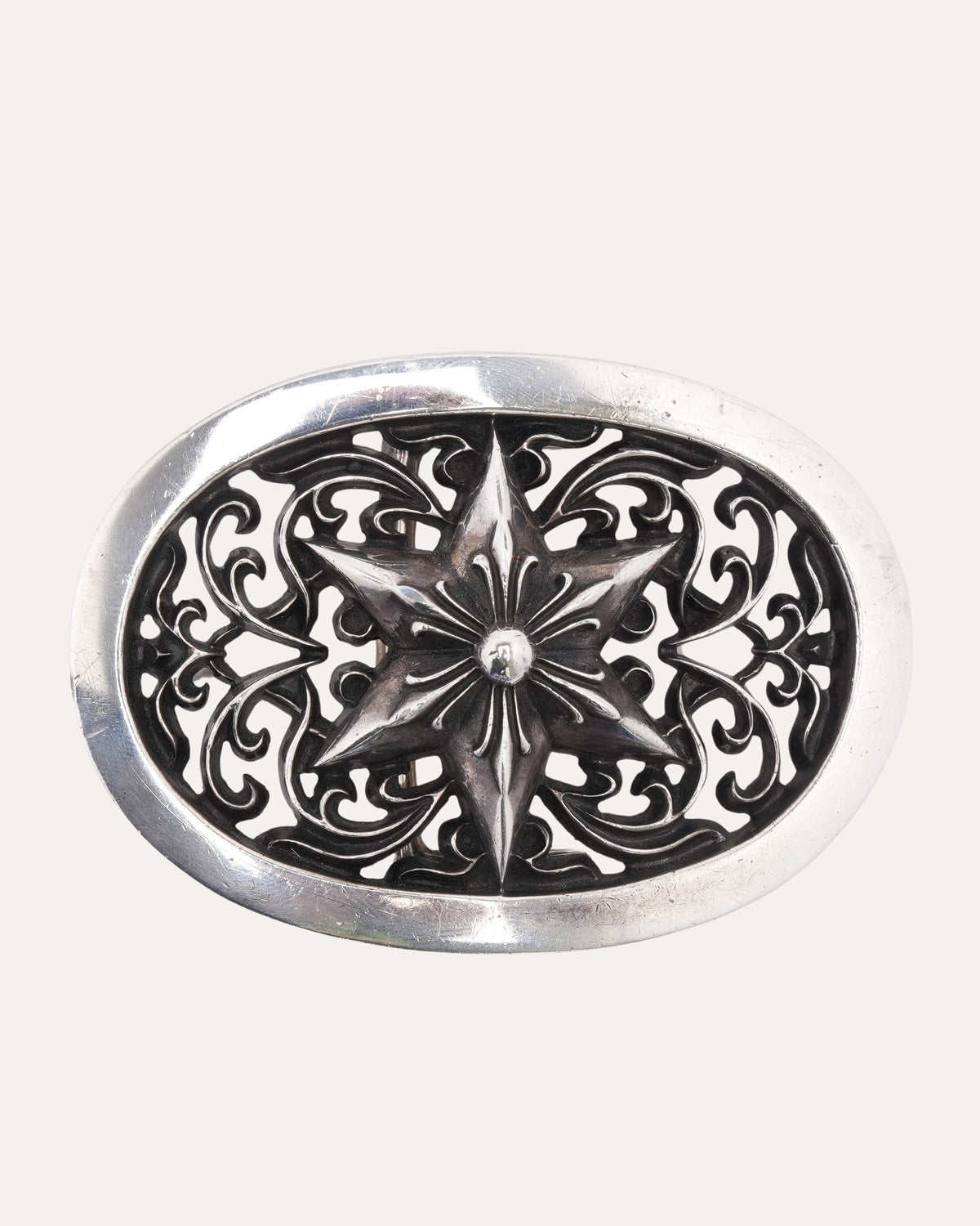 Oval Star Belt Buckle