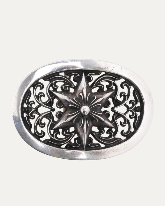 Oval Star Belt Buckle