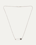 Safety Pin Roll Chain Necklace