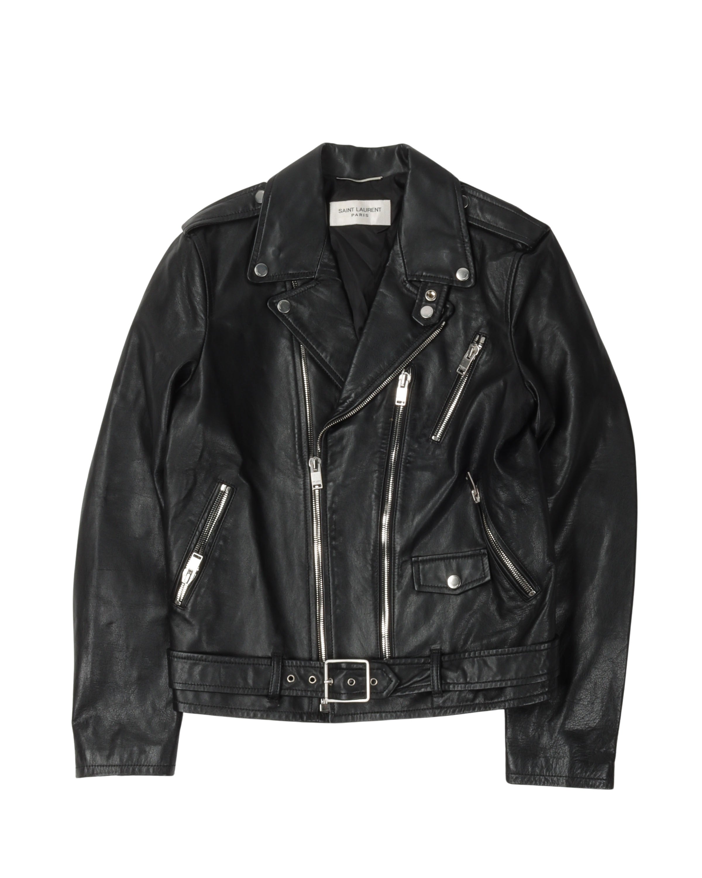 Saint Laurentv L17 Double Rider Leather Jacket – Justin Reed