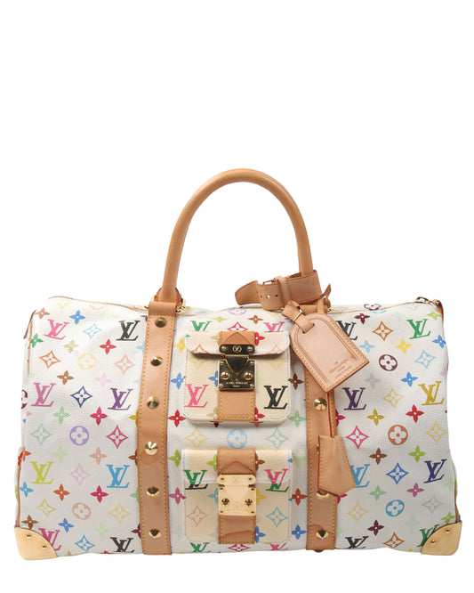 Takashi Murakami Multicolor Keepall 45