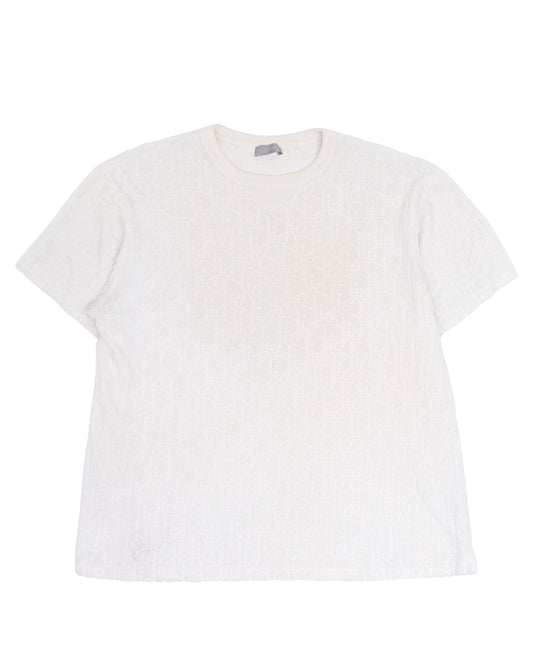 Oblique Monogram Cotton Terry T-Shirt