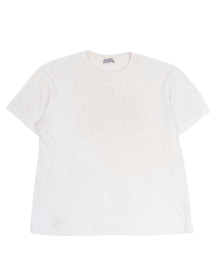 Oblique Monogram Cotton Terry T-Shirt