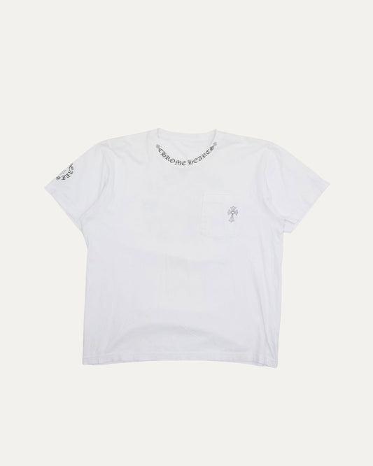 Vintage Neck Logo Pocket T-Shirt