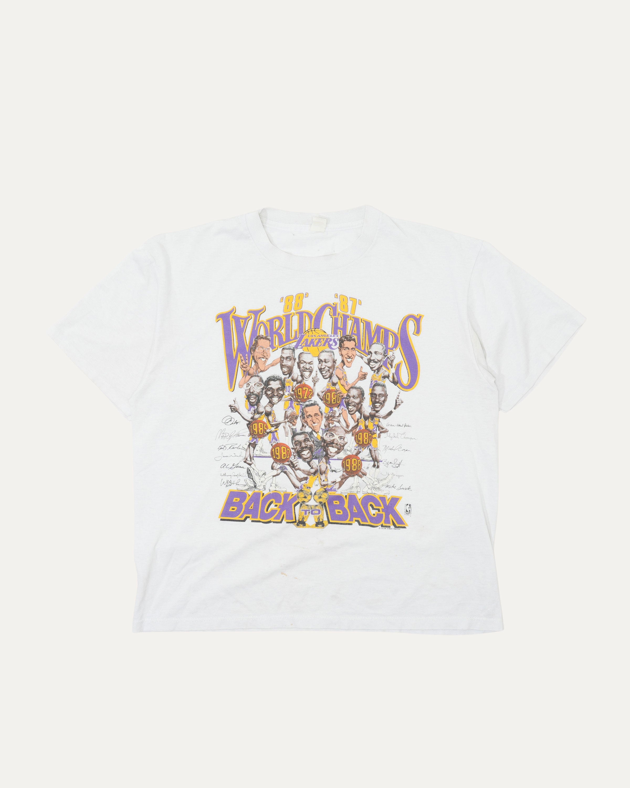 Lakers Back to Back '87 - '88 T-Shirt