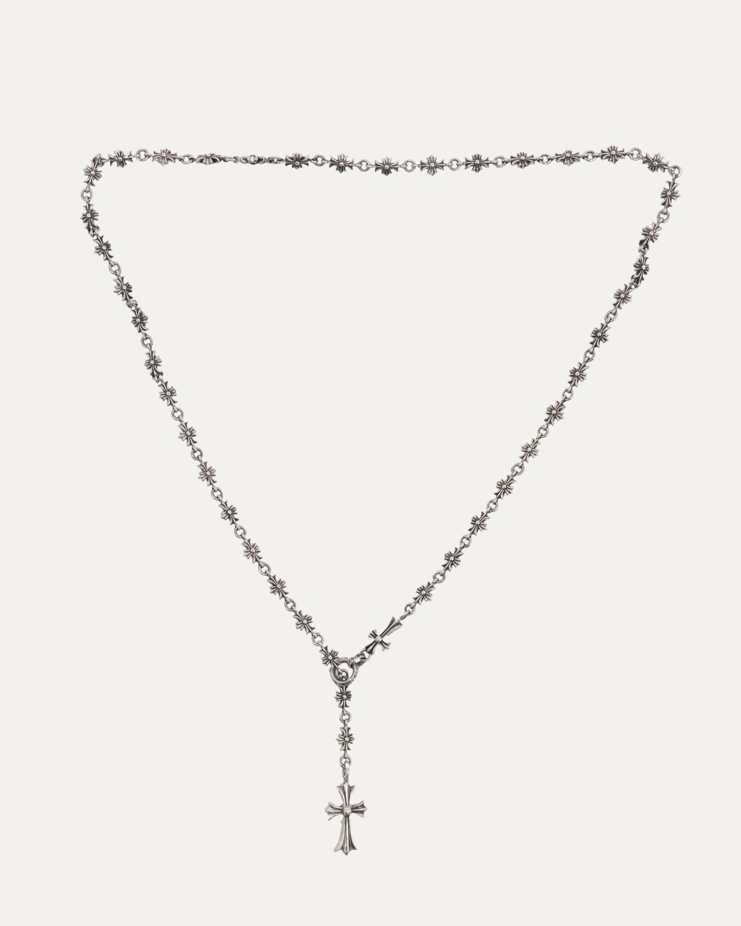 Tiny E Choke Chain Necklace