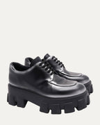 Monolith Brushed Leather Lace Up Shoes