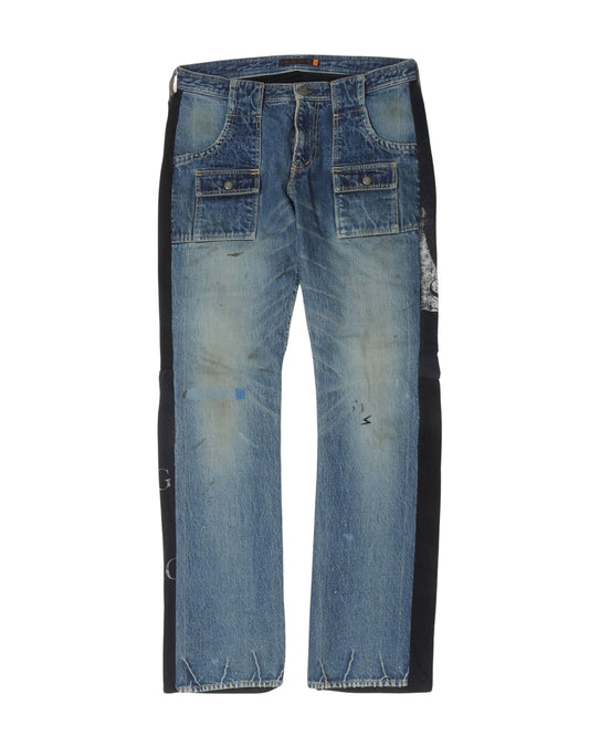 SS06 Hybrid Cargo Denim Jeans