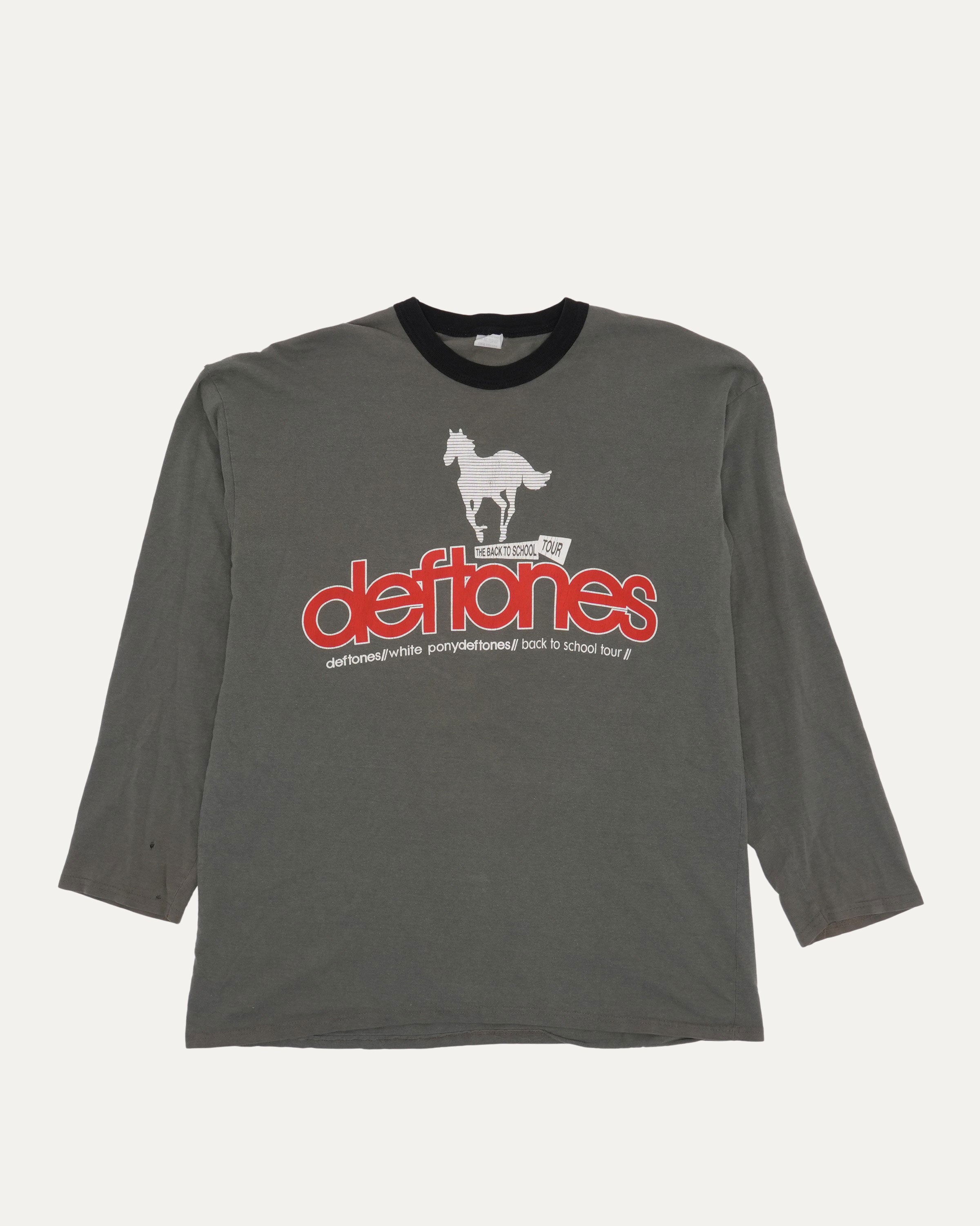 Vintage Deftones Back to School Euro Long Sleeve T-Shirt – Justin Reed