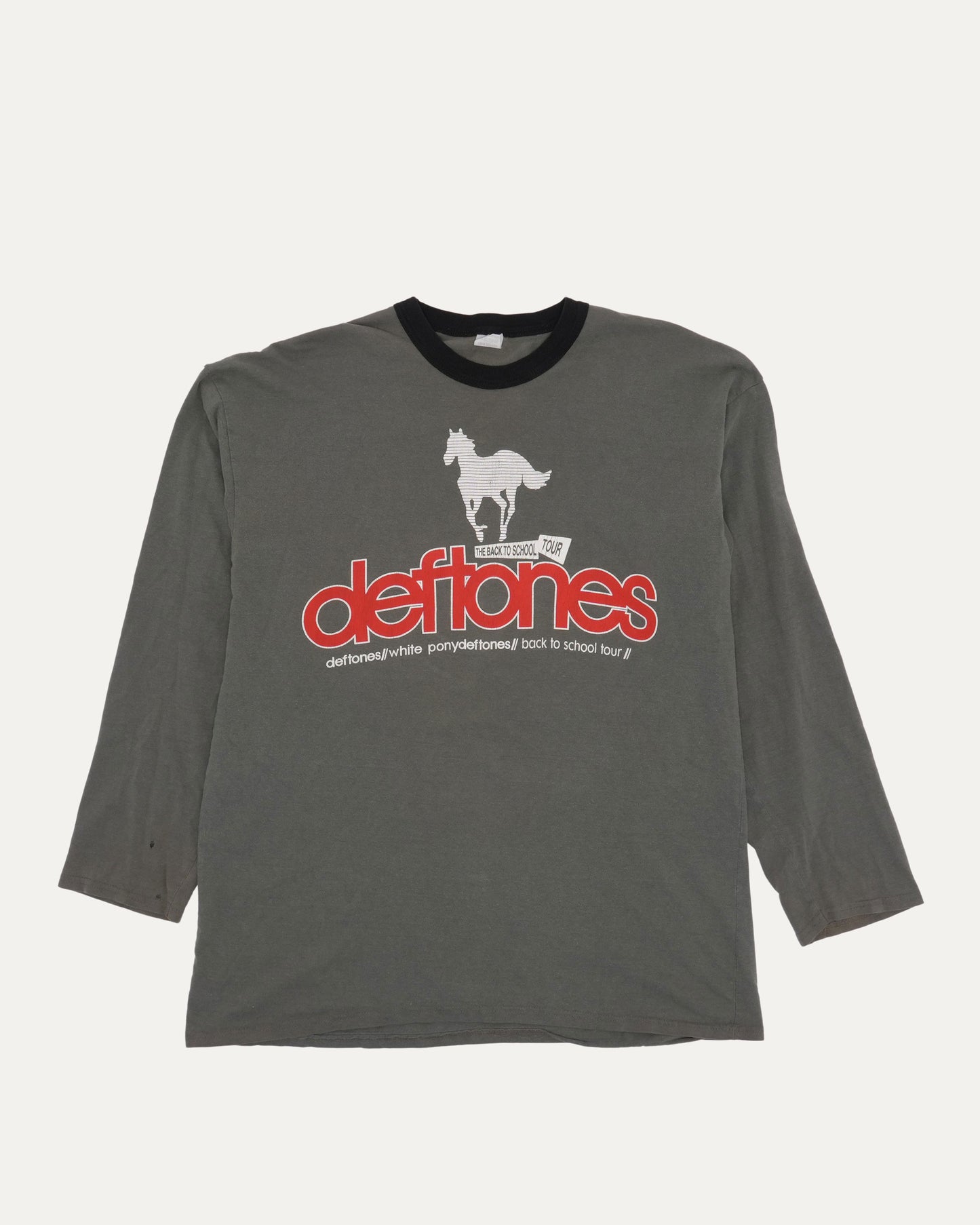 Deftones Back to School Euro Long Sleeve T-Shirt