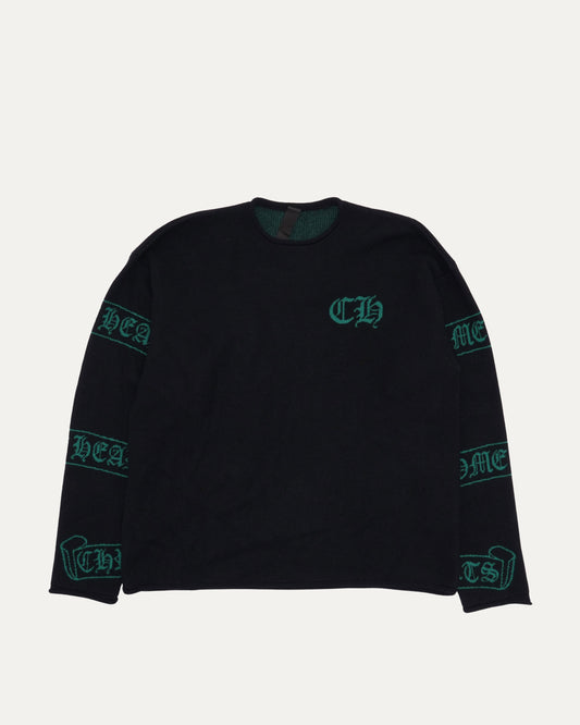 Online Exclusive Cashmere Scroll Logo Sweater