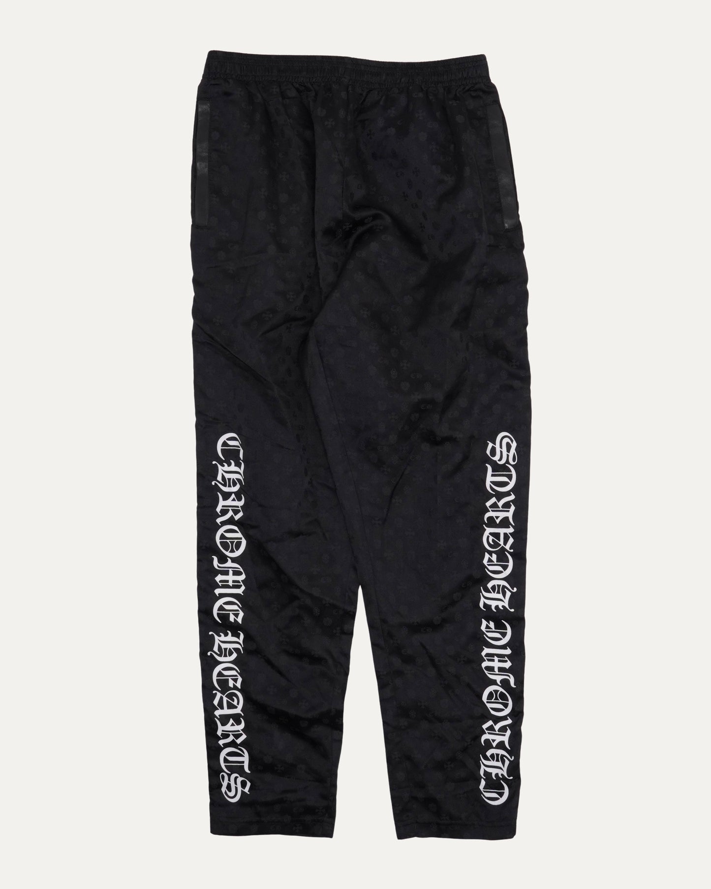 Silk Monogram Side Snap Track Pants