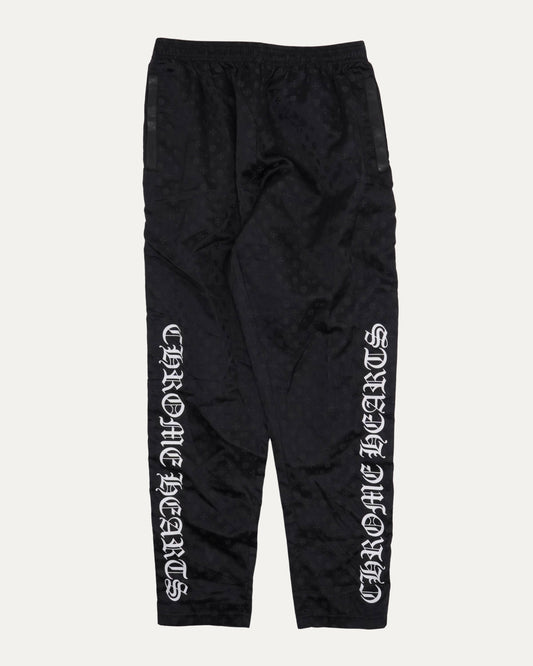 Silk Monogram Side Snap Track Pants