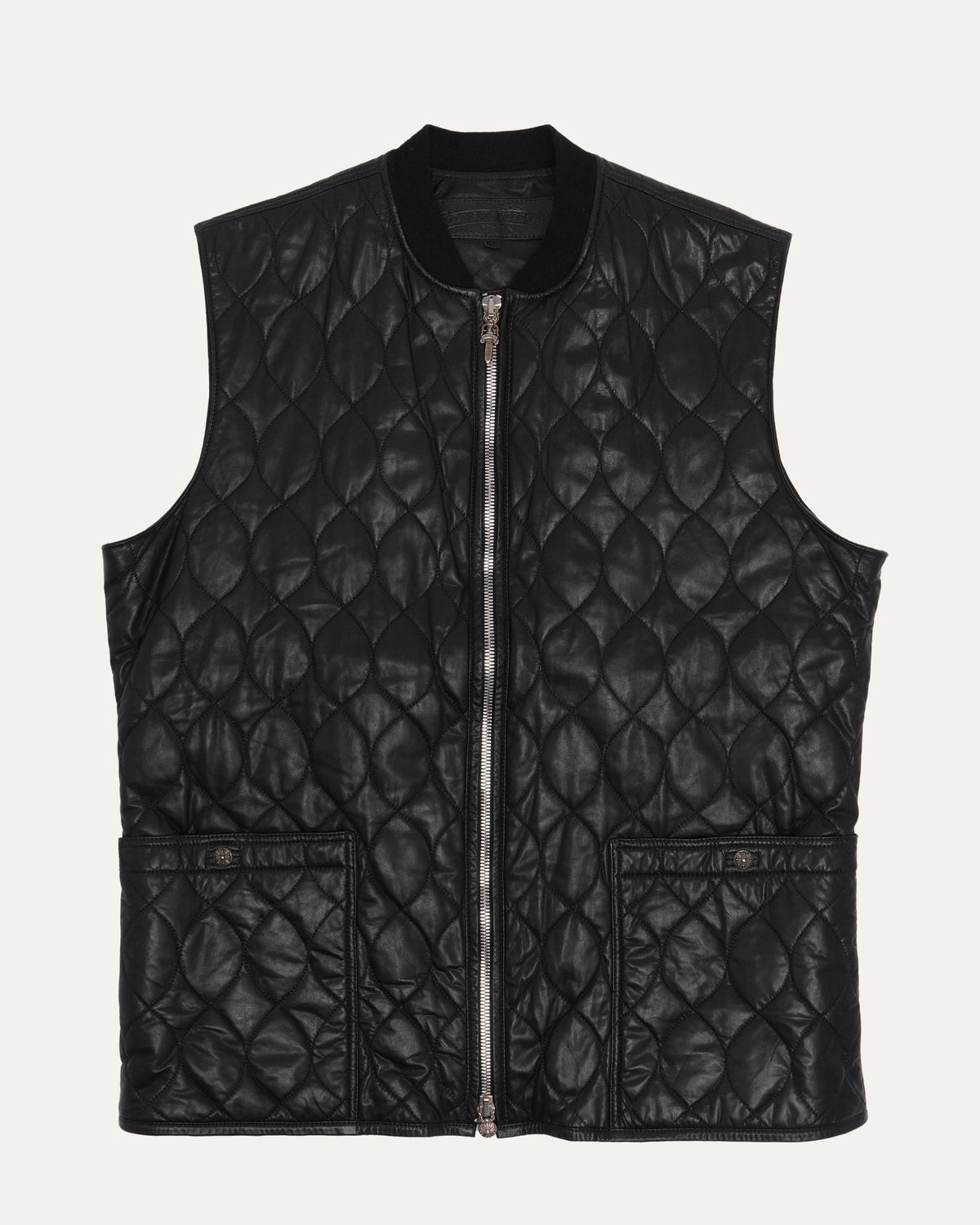 Quilted Leather Vest