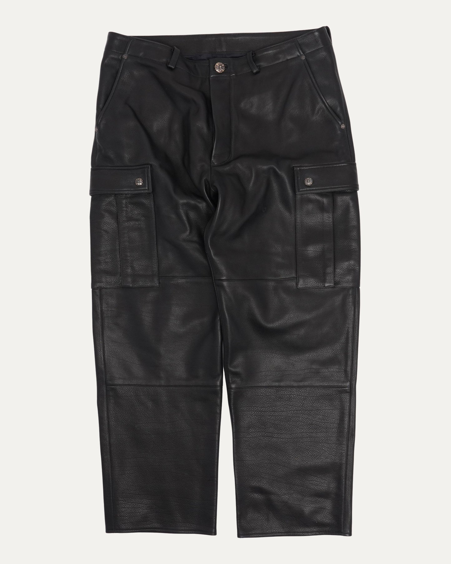 Leather Cargo Pants