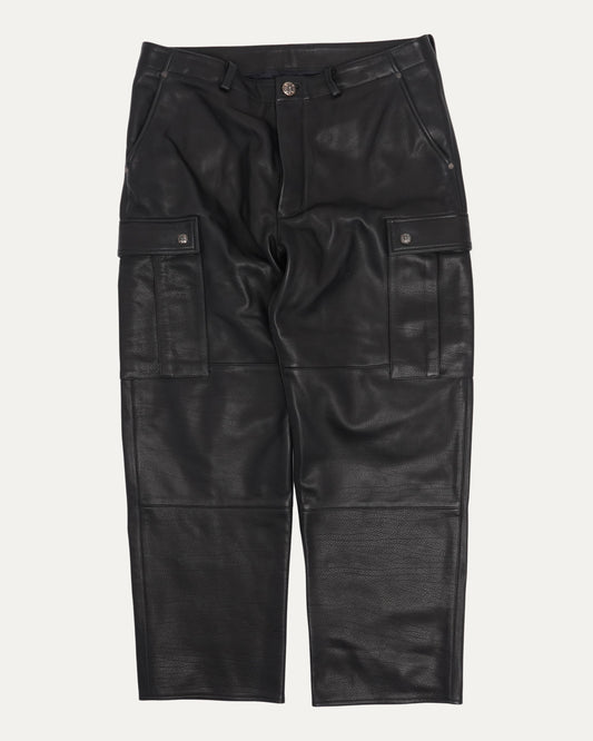 Leather Cargo Pants