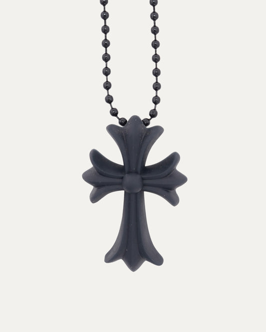 Silichrome Cross Necklace