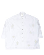 Oversized Cross Patch Shirt