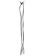 Leather Necklace with Vial