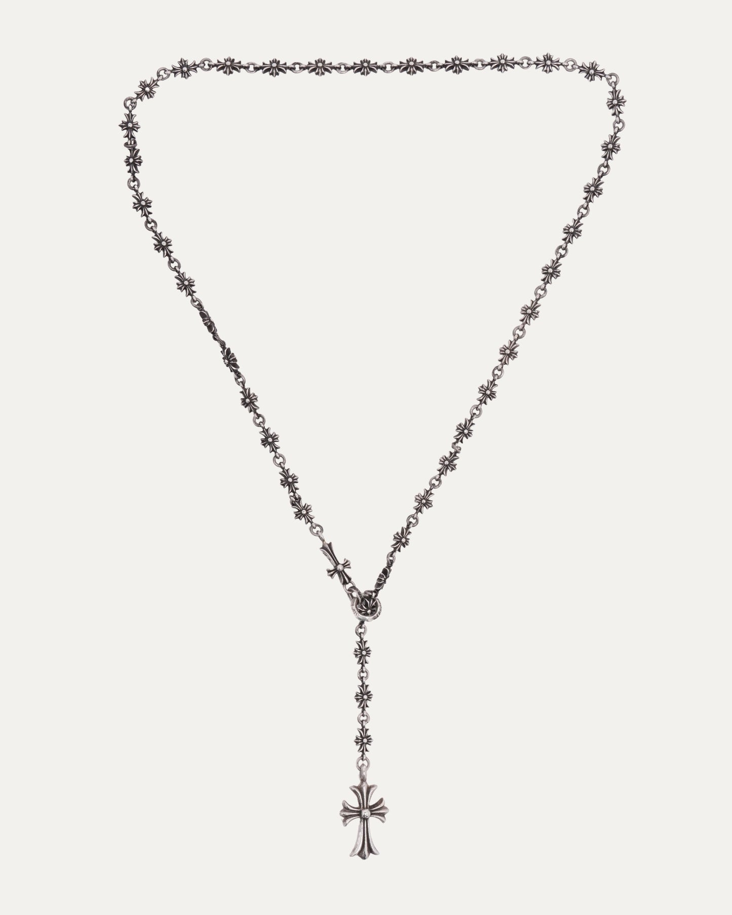 Tiny E Choke Chain Necklace
