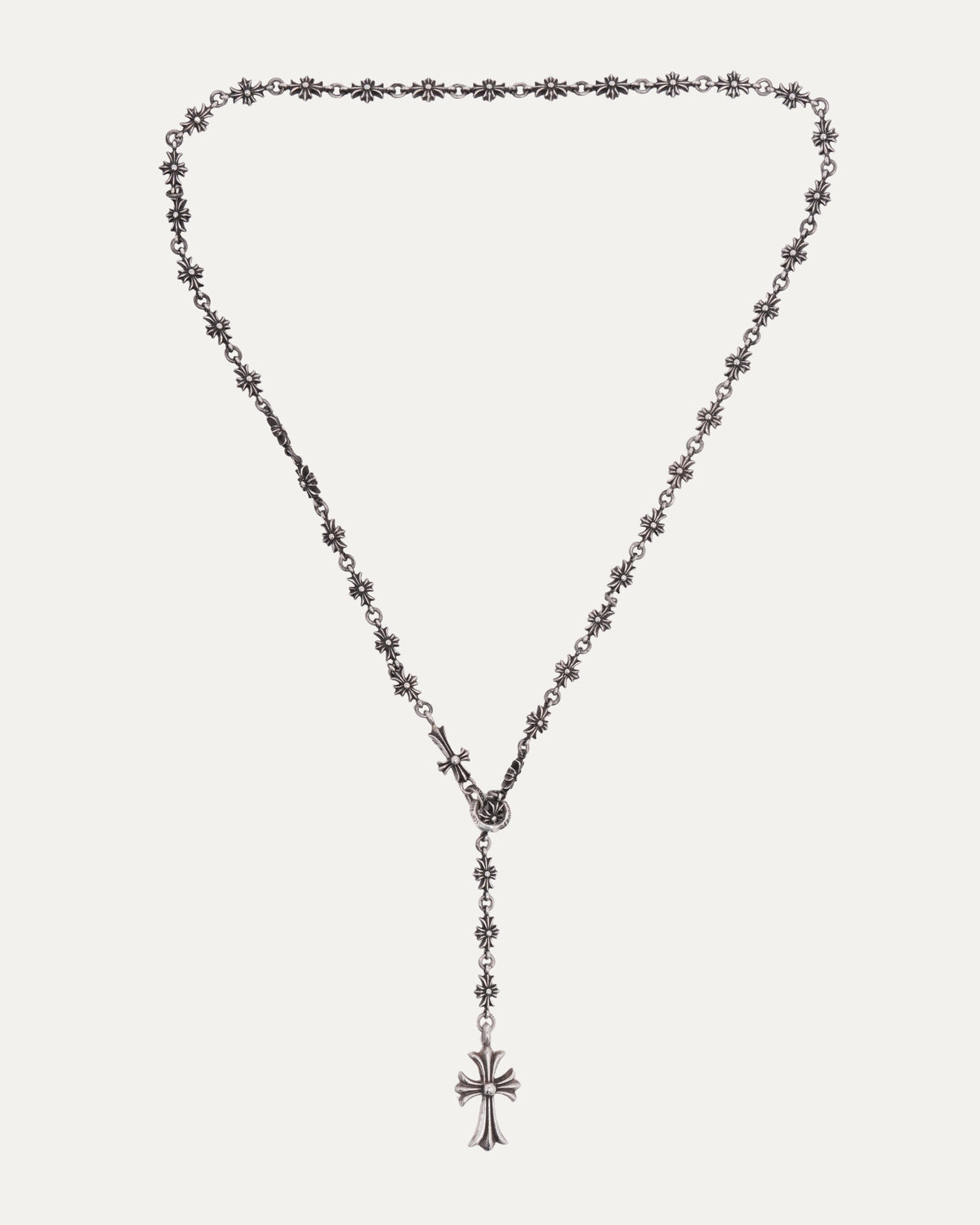 Tiny E Choke Chain Necklace