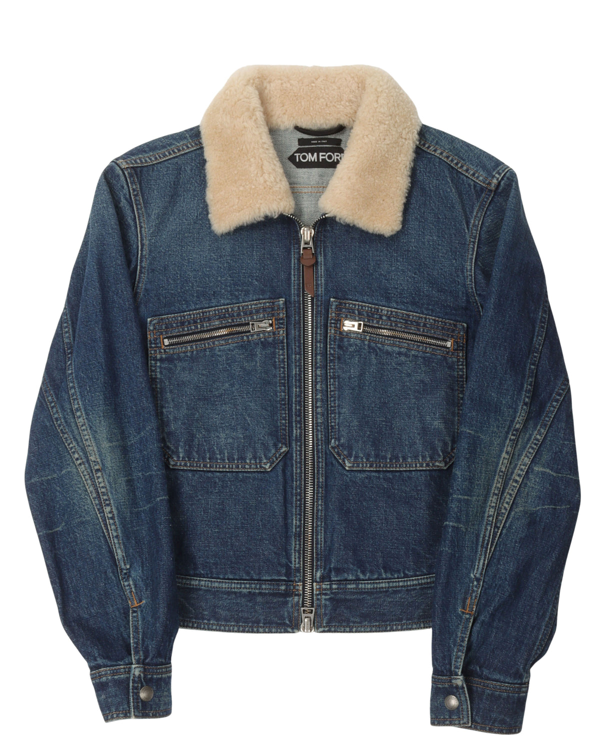 Shearling Denim Jacket