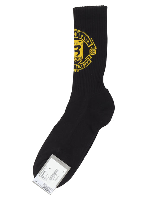 Sport Crest Logo Socks