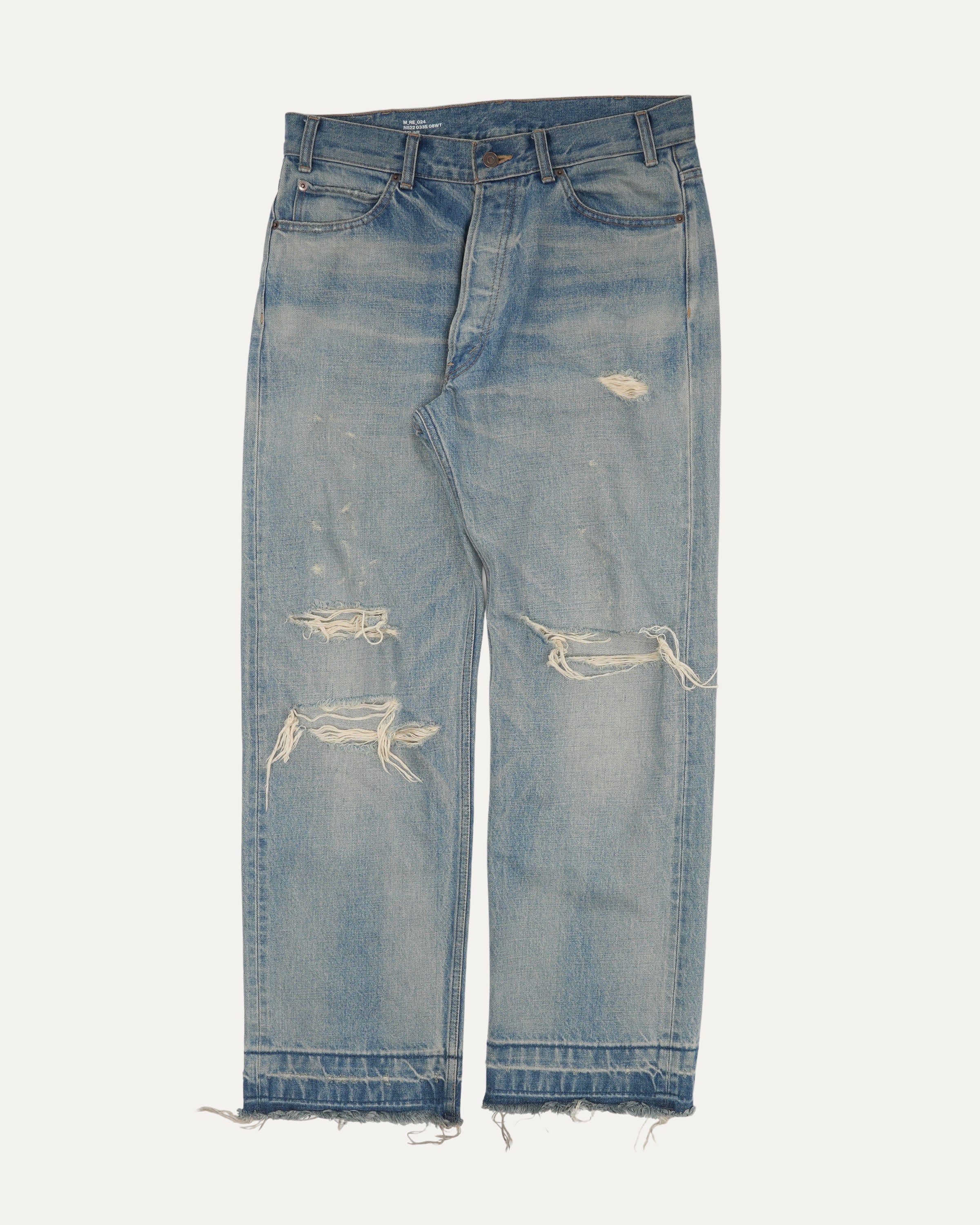 Wesley Distressed Straight Leg Jeans