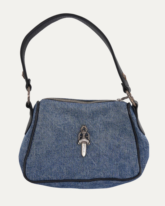 Dagger Embellished Denim Chicken Nugget Bag