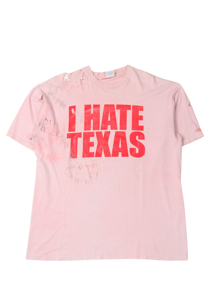 I Hate Texas Distressed T-Shirt