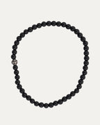 4mm Onyx Plus Ball Bead Bracelet