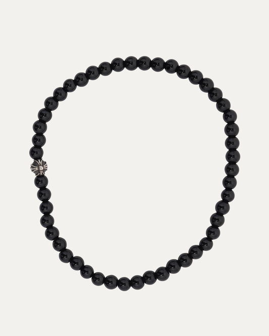 4mm Onyx Plus Ball Bead Bracelet