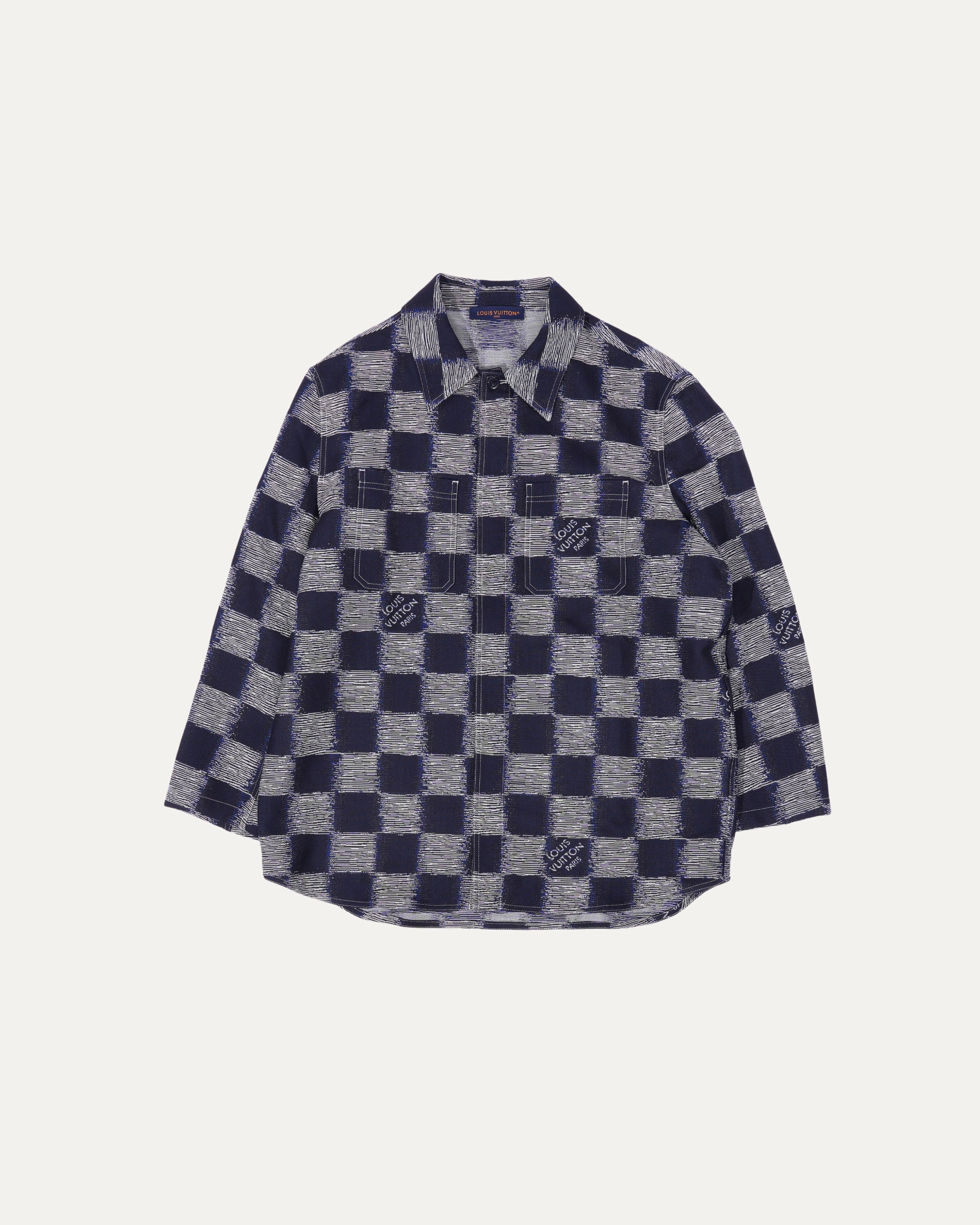 Damier Wool Overshirt