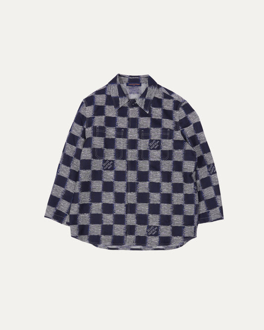 Damier Wool Overshirt