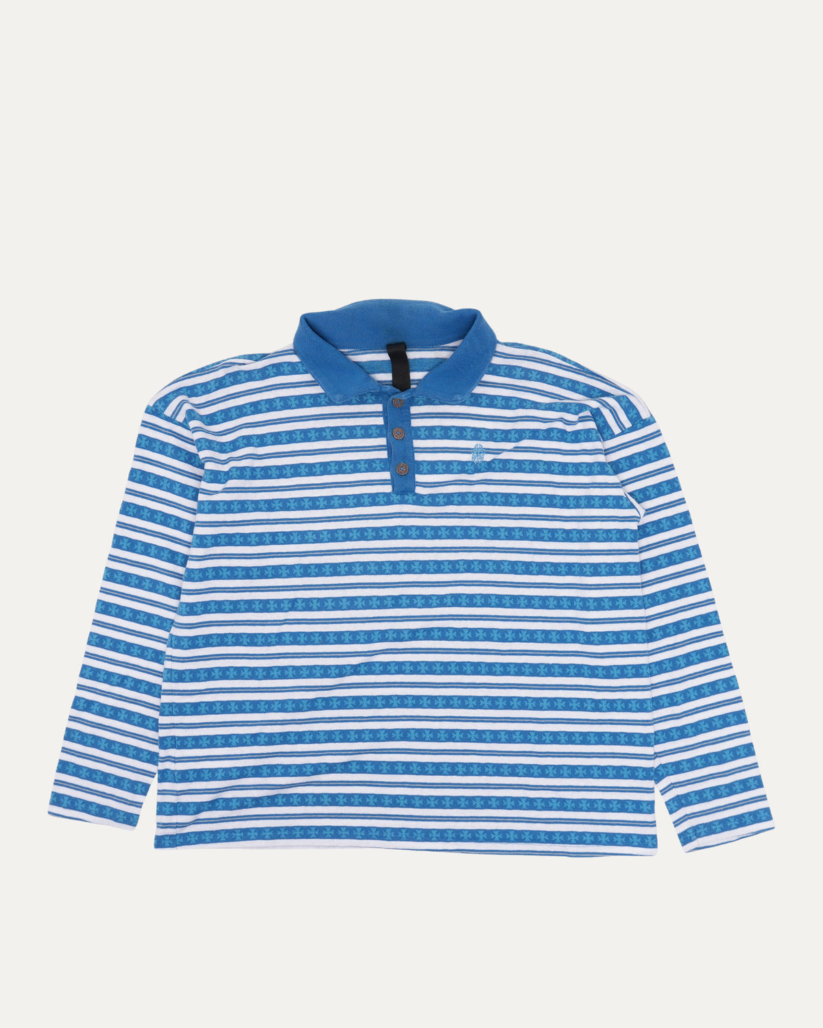 Teens From Mars Striped Long Sleeve Polo