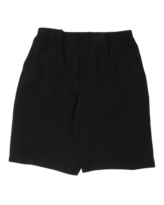 Silk Monogram Shorts