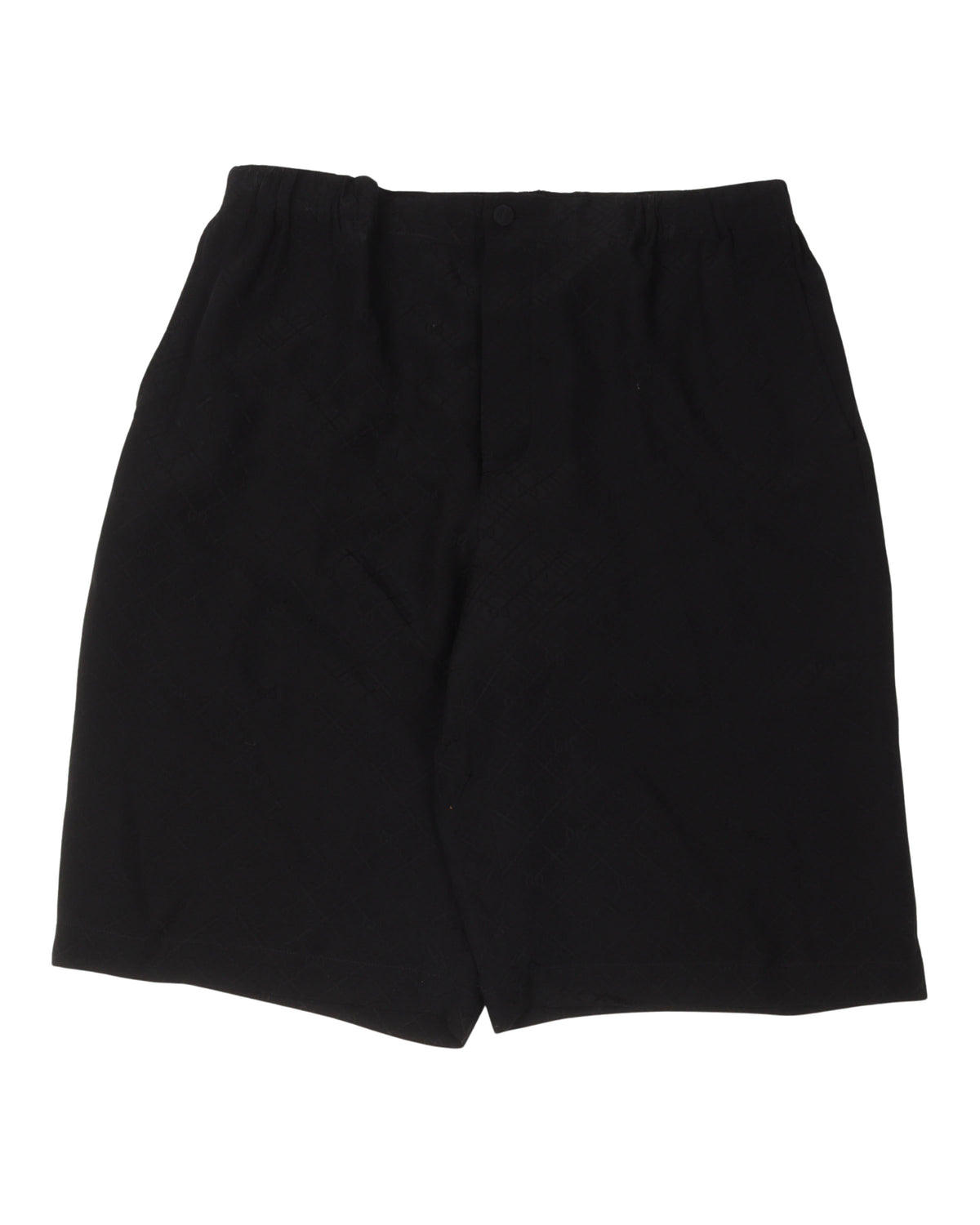 Silk Monogram Shorts