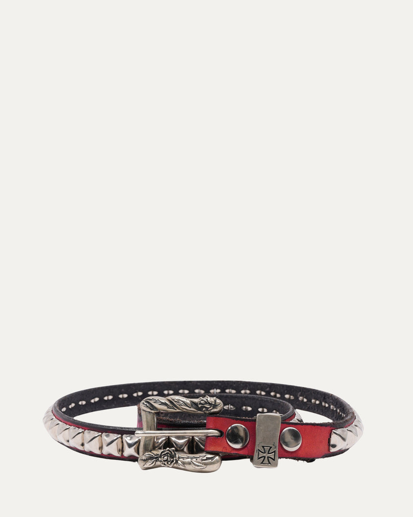 Studded Leather Belt