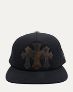 Camouflage Cemetery Cross Patch Trucker Hat