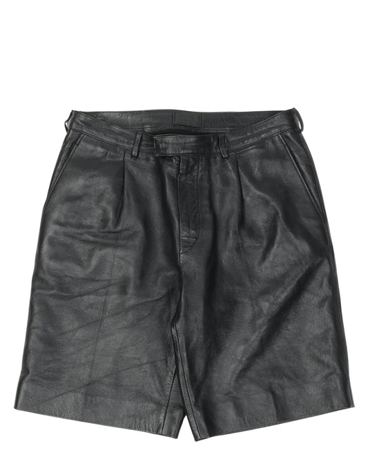 Lamb Leather Shorts