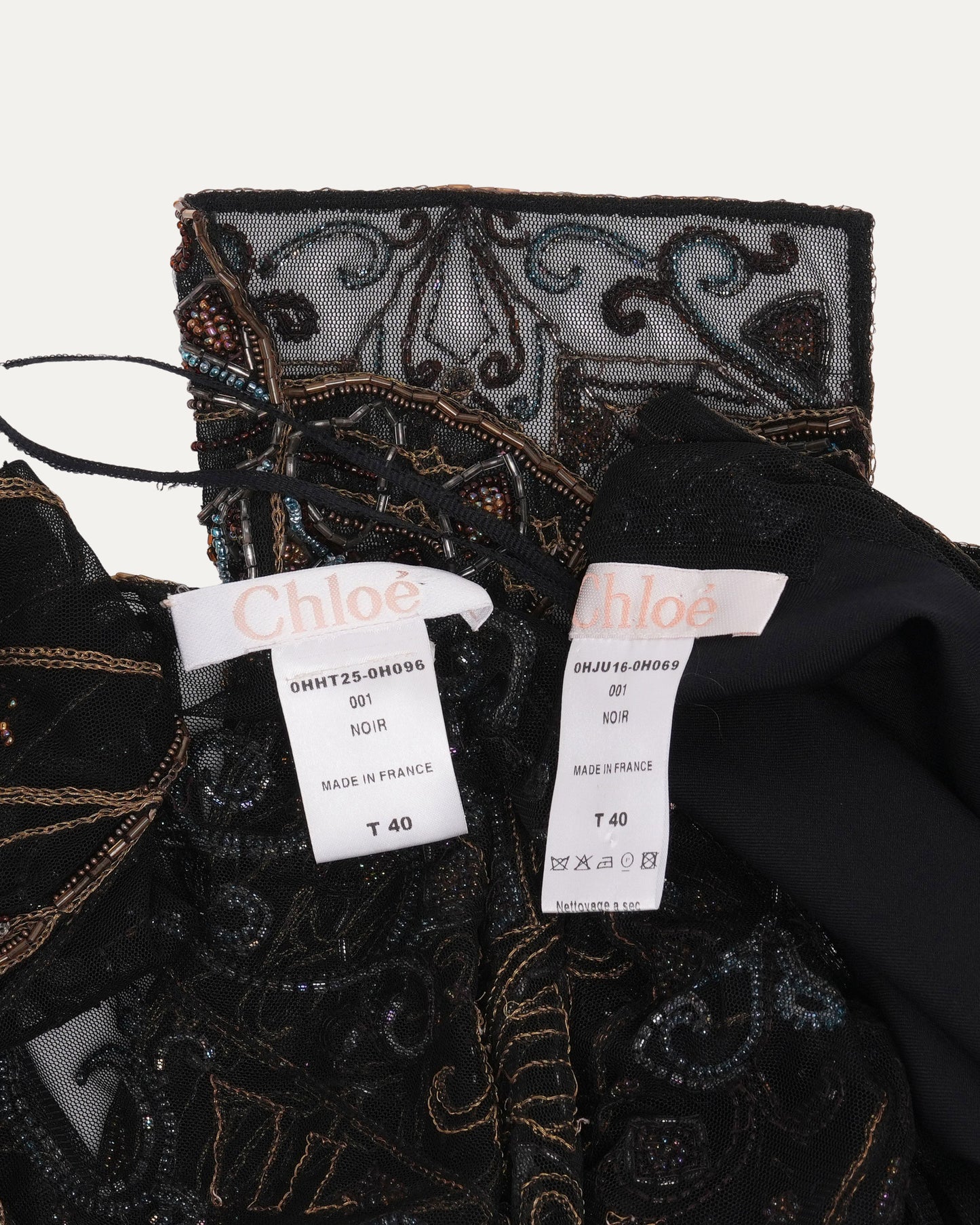 Stella McCartney Era FW 2000 Beaded Top And Skirt