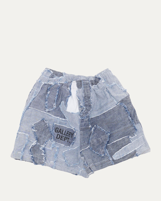 Patchwork Denim Zuma Shorts