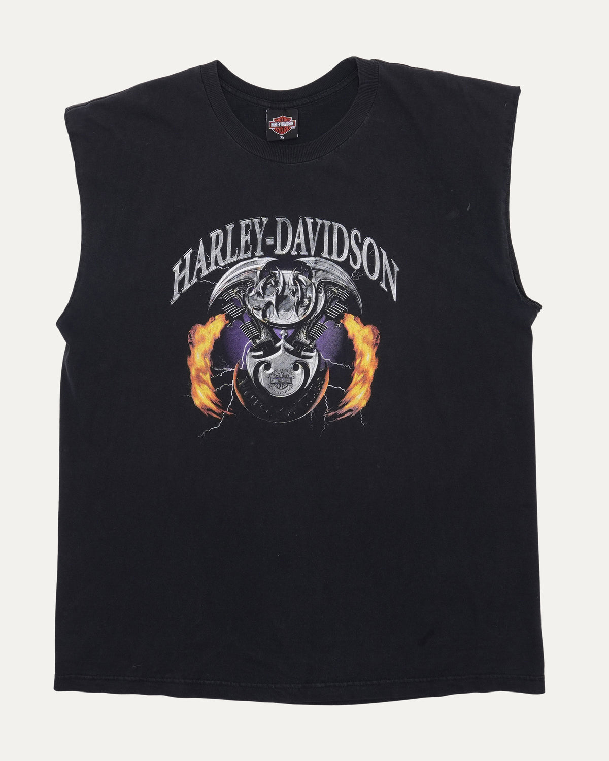 Harley Davidson Rice Lake, Wisconsin Cut Off Tank Top