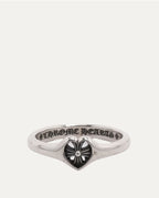 Plus Cross Heart Cutout Ring