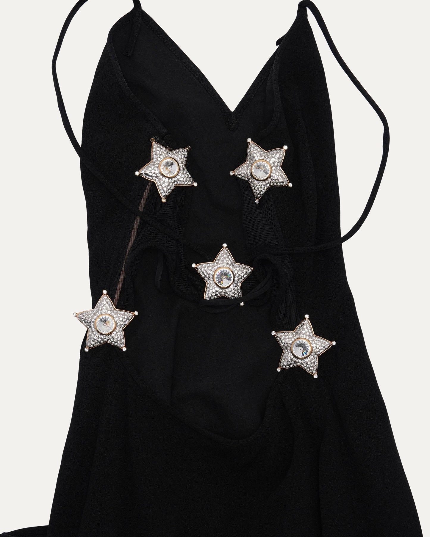 SS 1993 Runway Rhinestone Star Dress