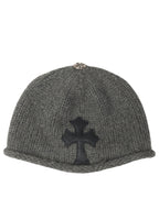 Cross Patch Cashmere Beanie