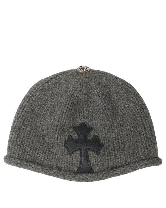 Cross Patch Cashmere Beanie