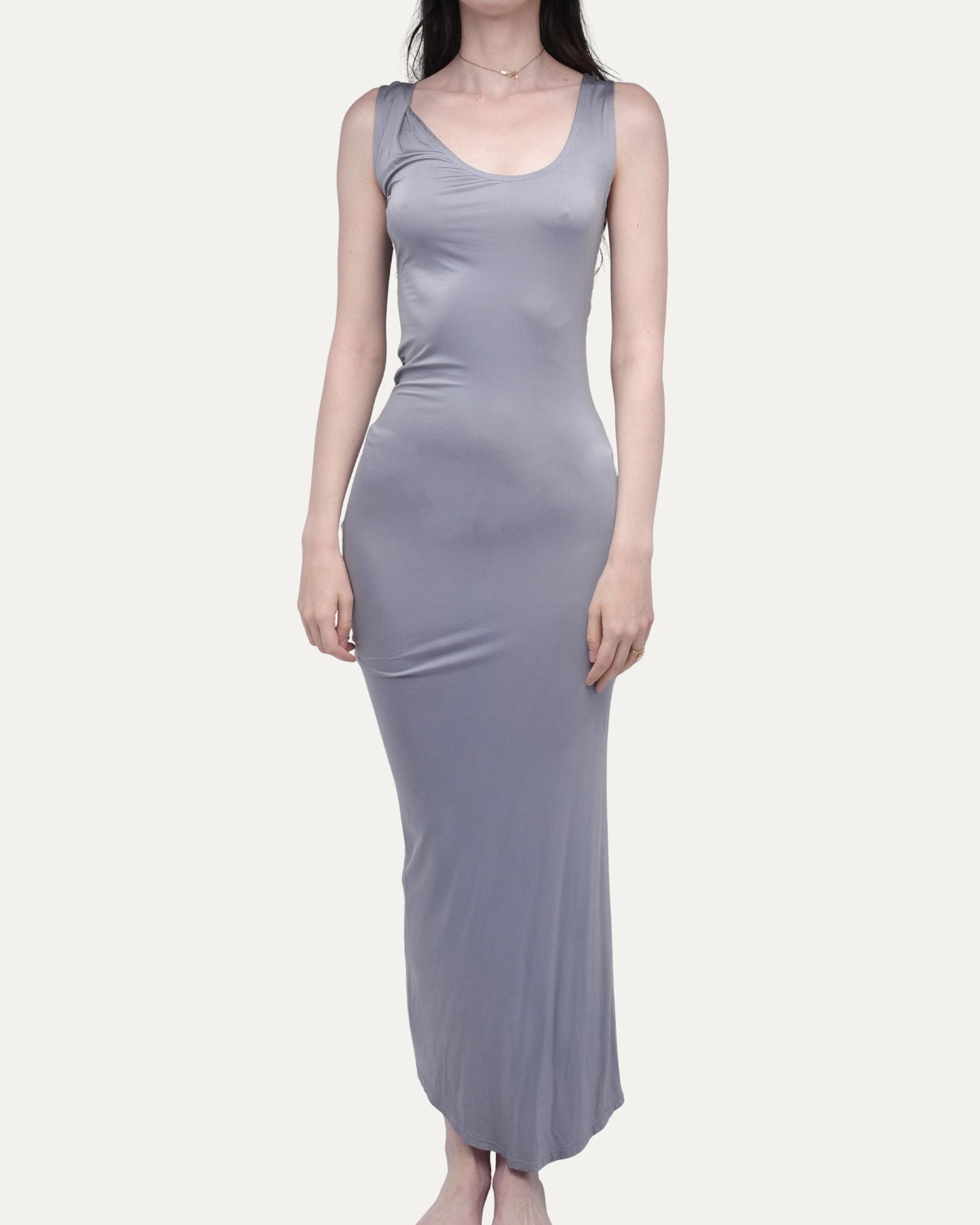 MM6 Maxi Fitted Dress