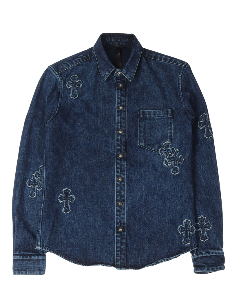 Selvedge Denim Cross Patch Shirt