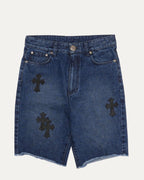 Cross Patch Turbo Diesel Cut Off Jean Shorts